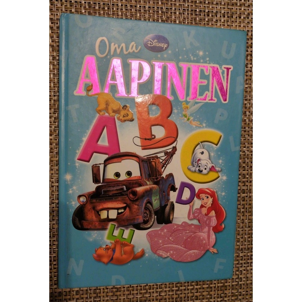 Finnish Kids Book Disney Oma Aapinen Educational Alphabeth Finland Hardcover